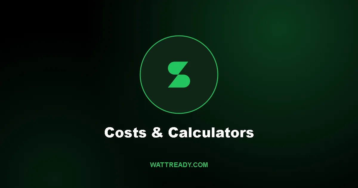 Costs, Sizing Calculators & ROI Guides