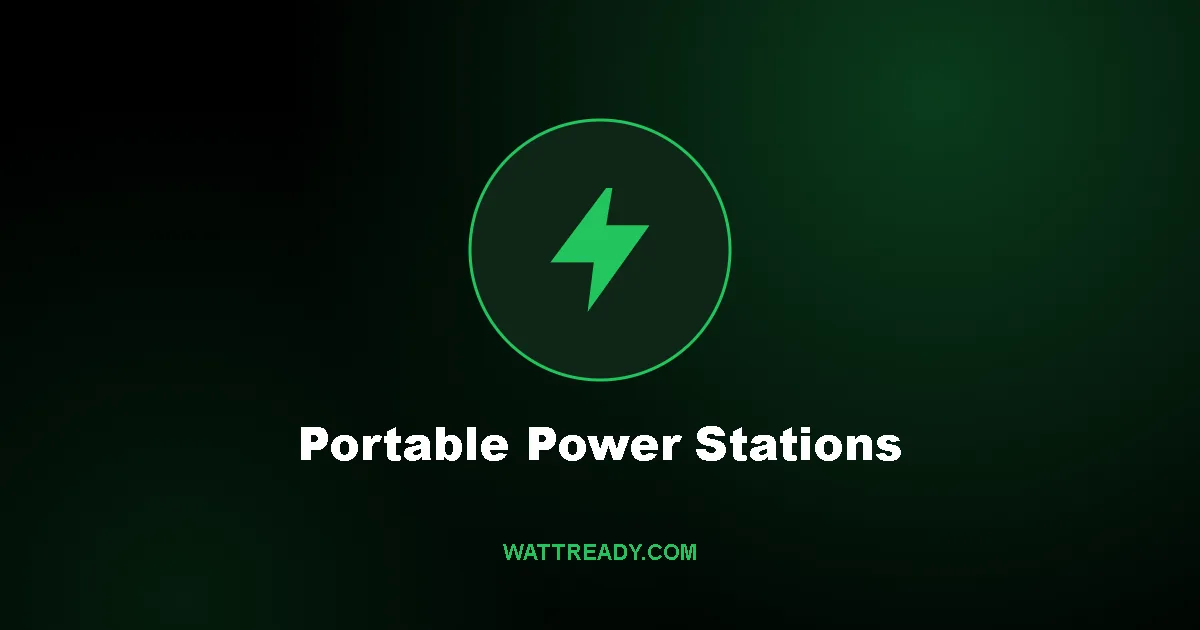 Portable Power Stations & Solar Generators