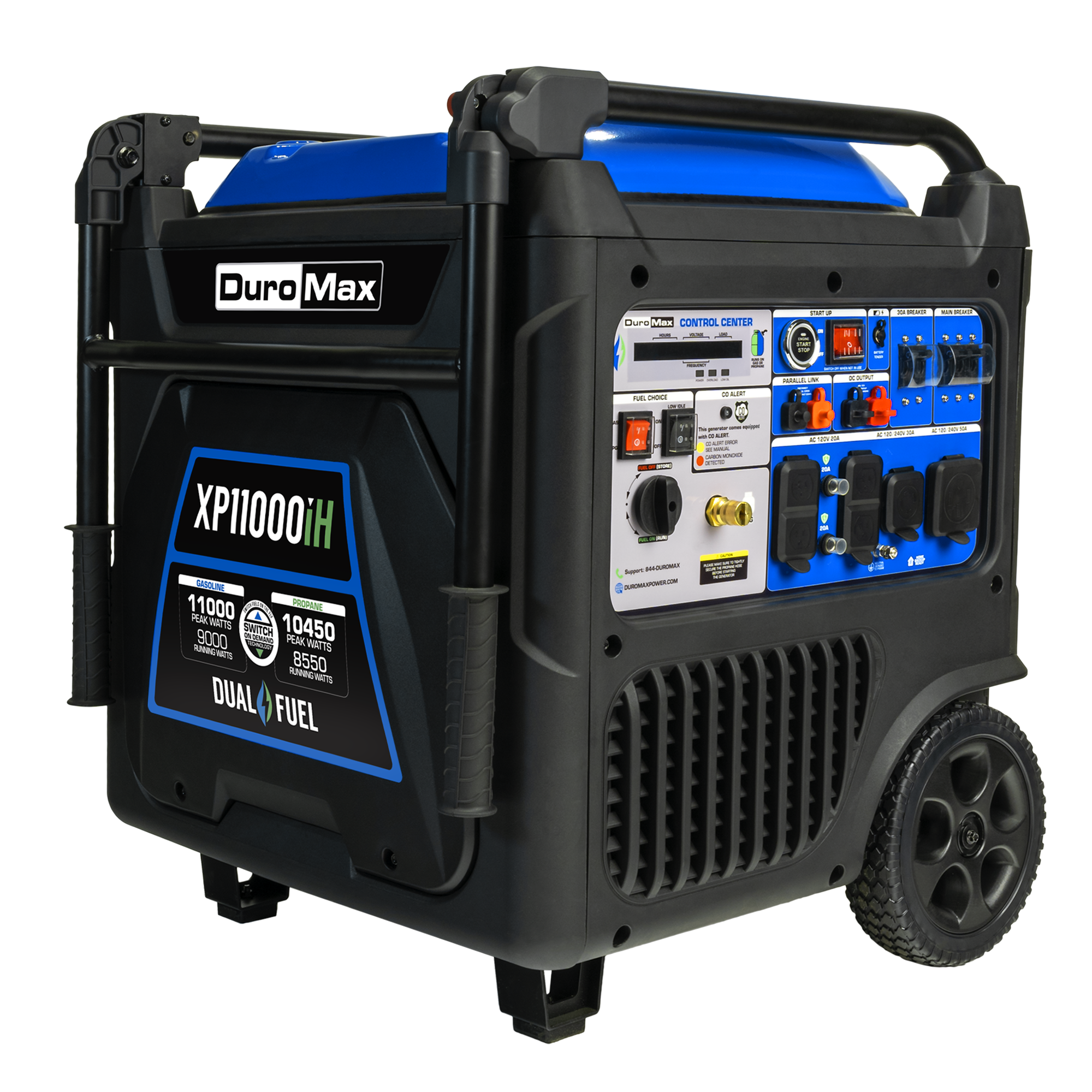 DuroMax XP11000iH Dual Fuel Portable Inverter Generator
