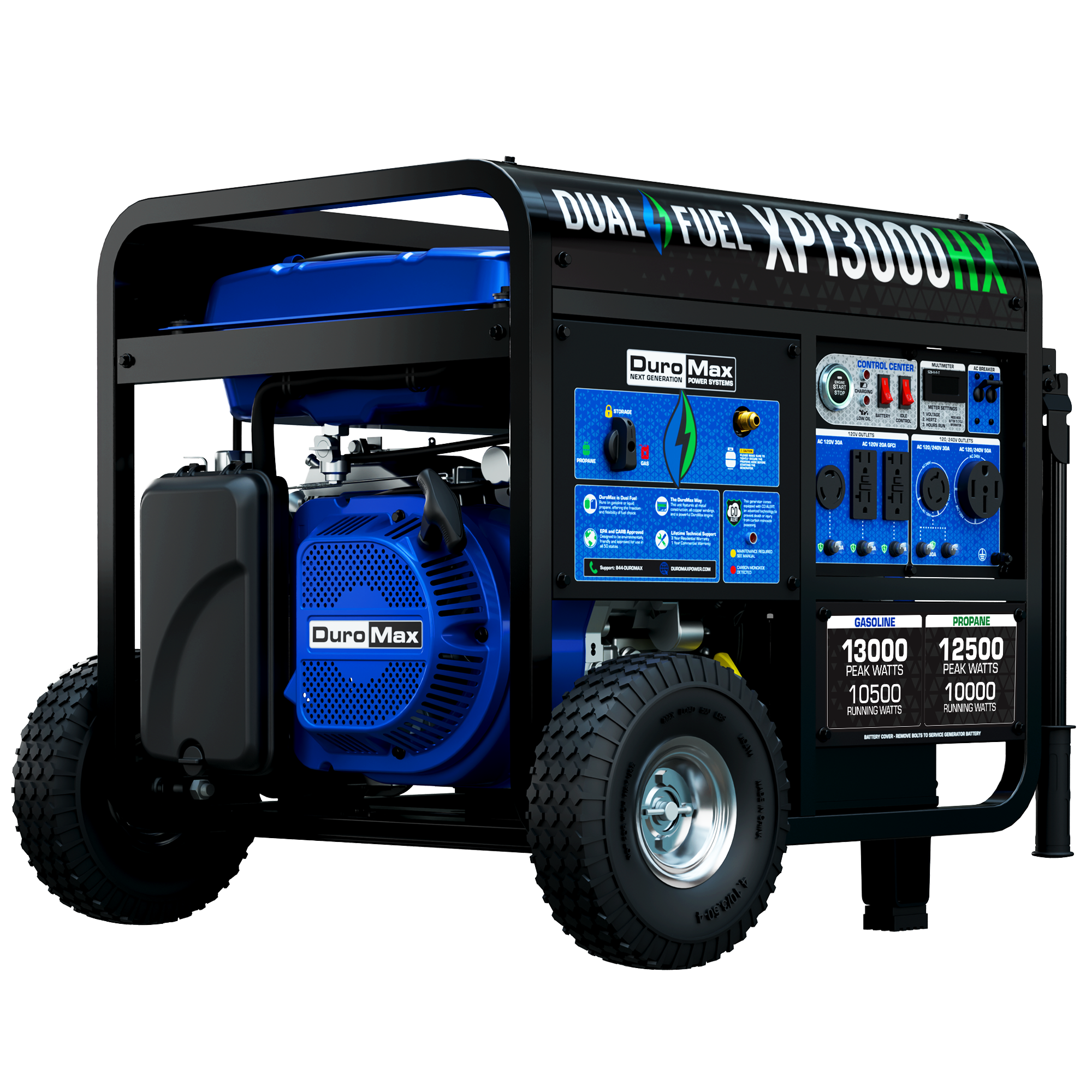 DuroMax XP13000HX Dual Fuel Portable Generator