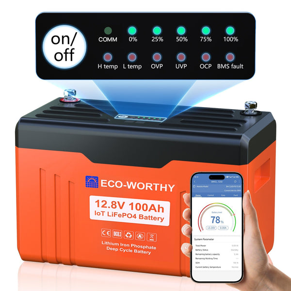 LiFePO4 battery for a DIY solar installation