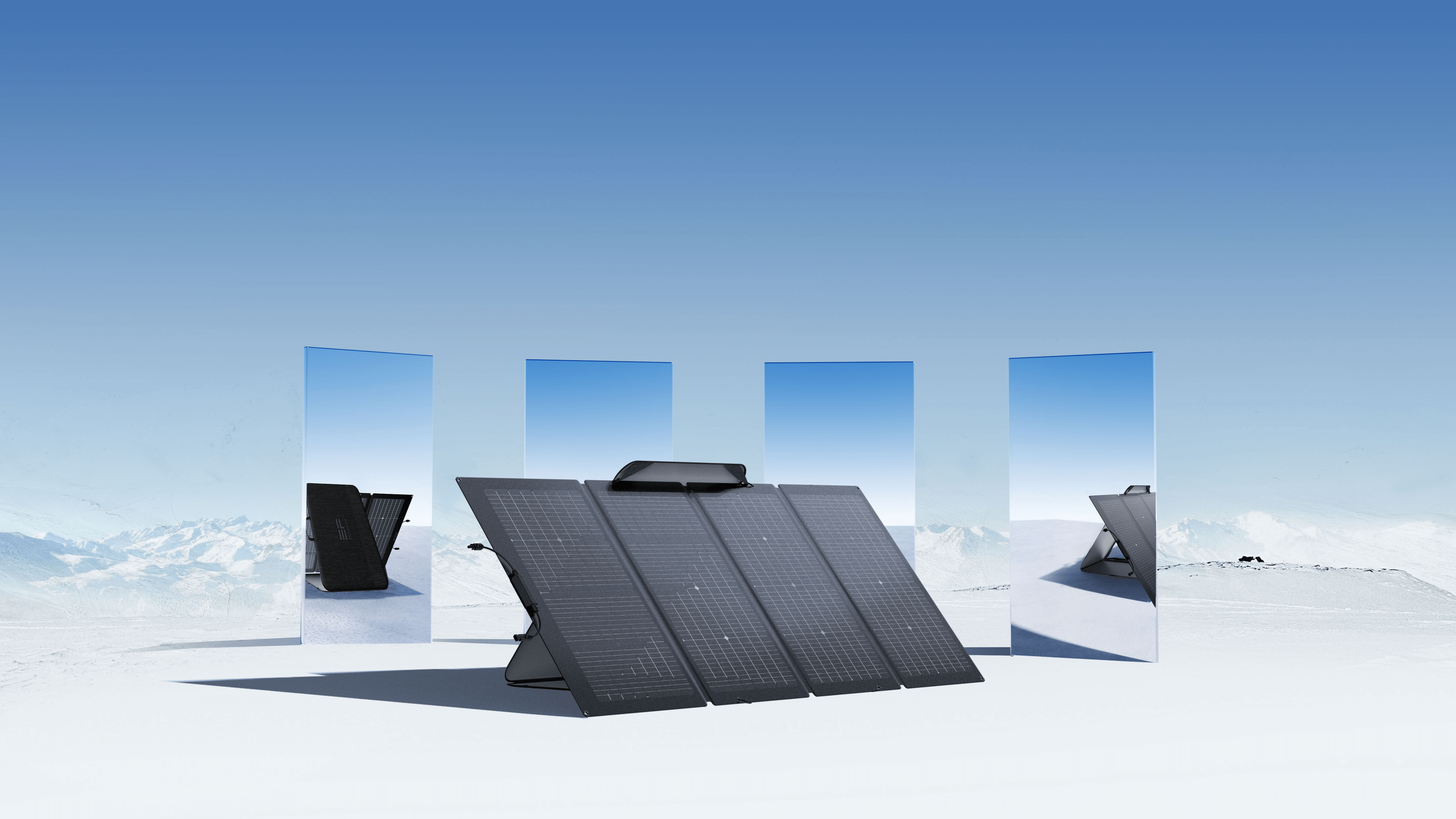 EcoFlow 220W bifacial foldable solar panel