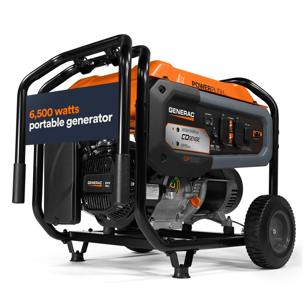 Generac GP6500 Portable Generator (8,125 Starting Watts)
