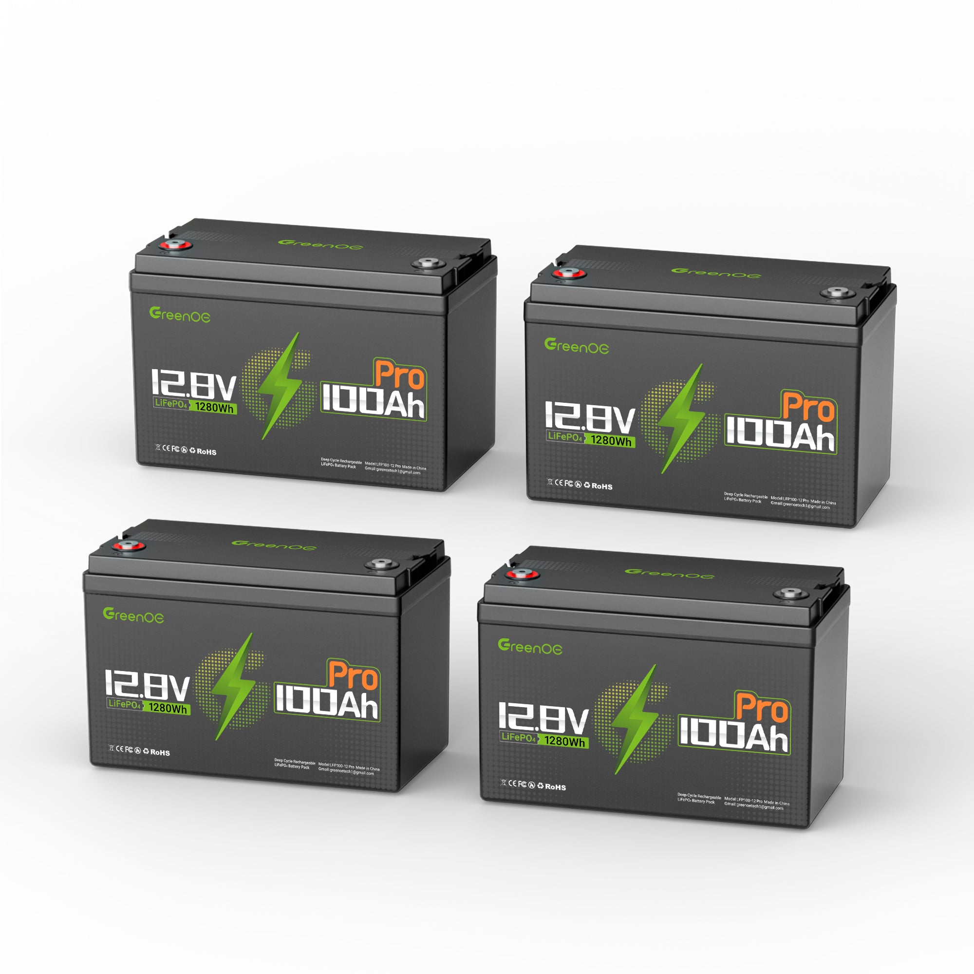 GreenOE 12V 100Ah LiFePO4 Battery, G31 Pro (BCI Group 31)