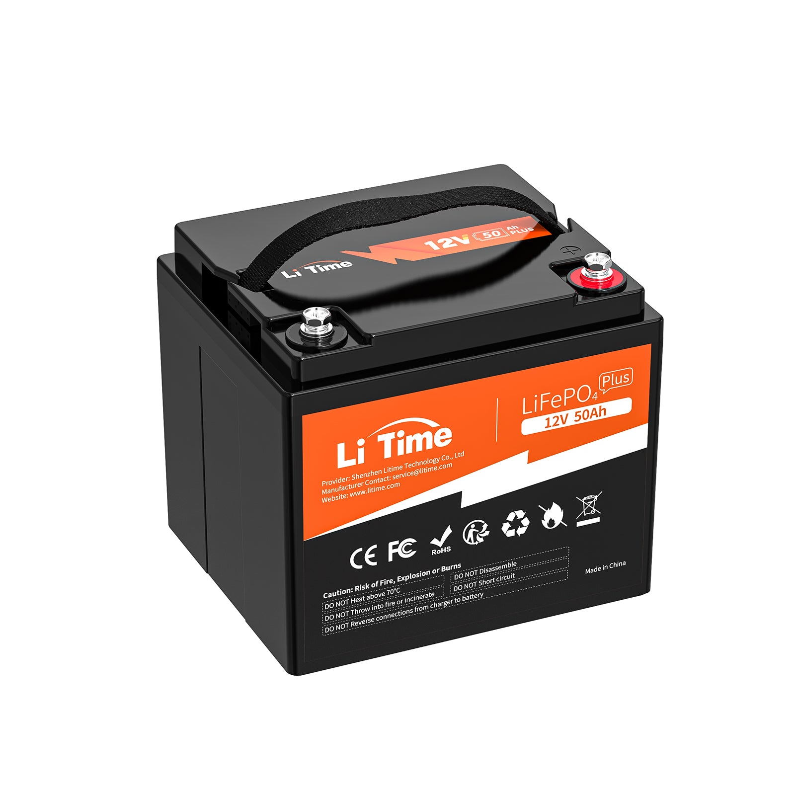 LiTime 12V 50Ah LiFePO4 Trolling Motor Battery