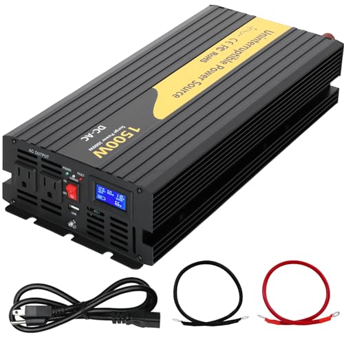 Miumoon 1500W primary sump pump backup system