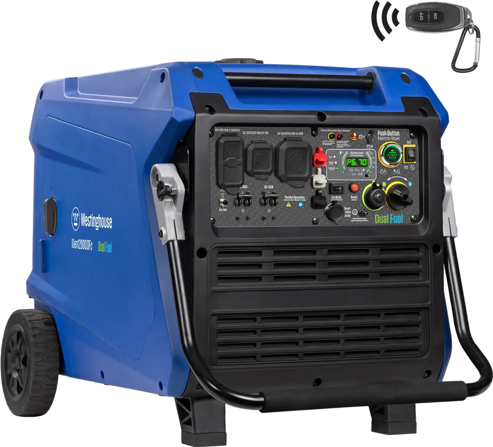 Westinghouse iGen12000DFc Dual Fuel Portable Inverter Generator